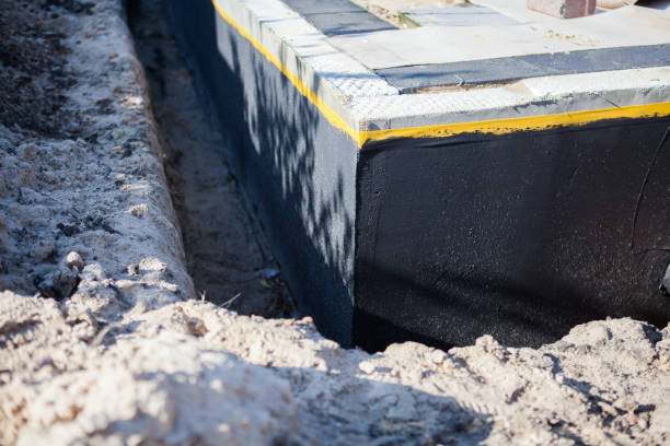 Residential Waterproofing installation at a Damascus, OR home by SJ Waterproofing Pros